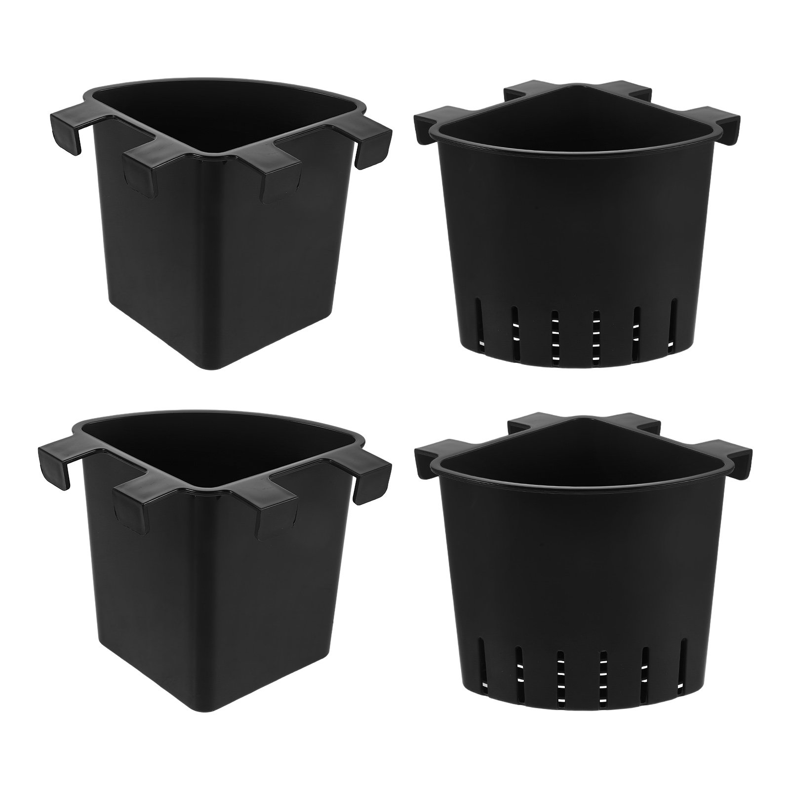 Aquarium Fish Black - 4Pcs Aquarium Hanging Plant Holders Black
