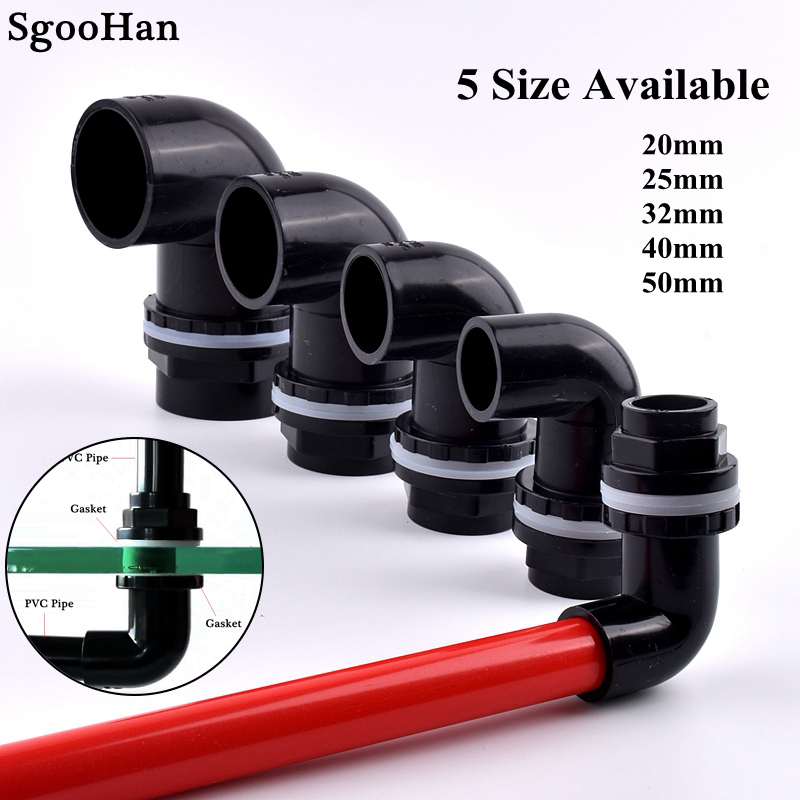 Aquarium Fish Black - Black I.D 20~50mm PVC Pipe Aquarium