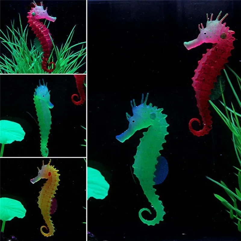 Aquarium Fish Discus - Artificial Aquarium Sea Horse Hippocampus Ornament