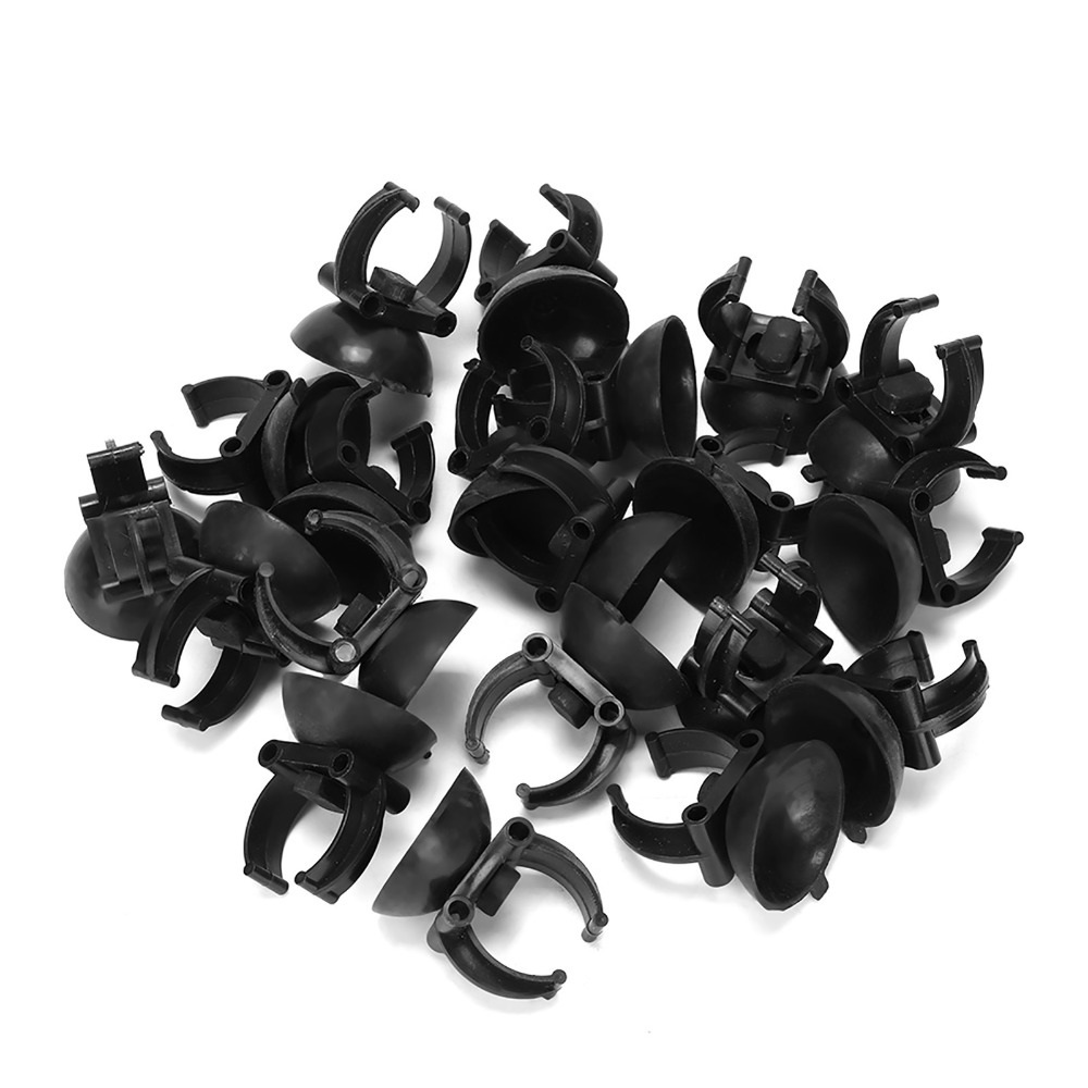 20 Pcs Set PVC Aquarium Heatin - Aquarium Fish Black 评论和价格