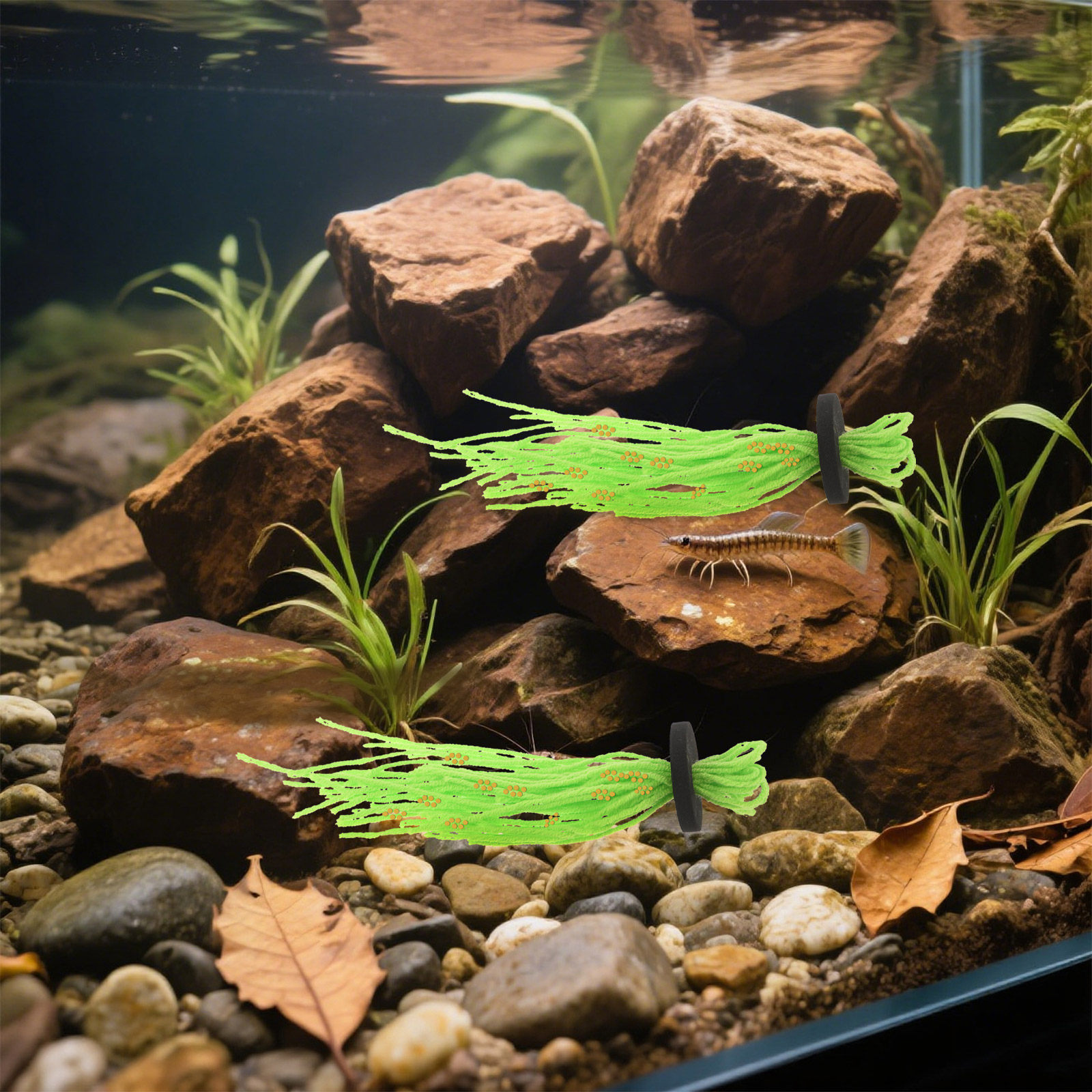 4Pcs Artificial Spawning Grass - Aquarium Fish Eggs 评论和价格