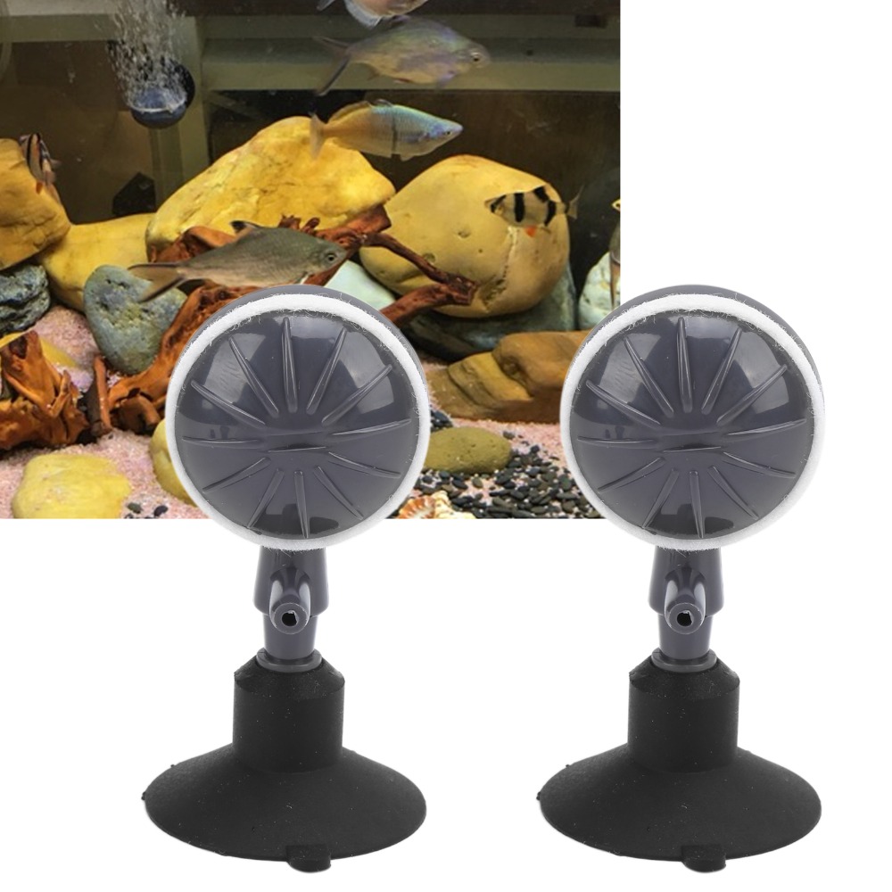 2PCS Set Ultra-Fine Air Stone  - Aquarium Fish Black 评论和价格