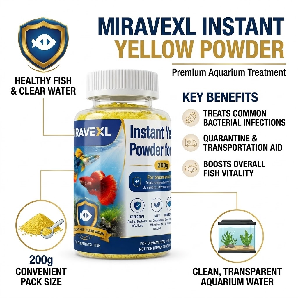 All-in-One Instant Yellow Powd - Aquarium Fish Vitamin 评论和价格
