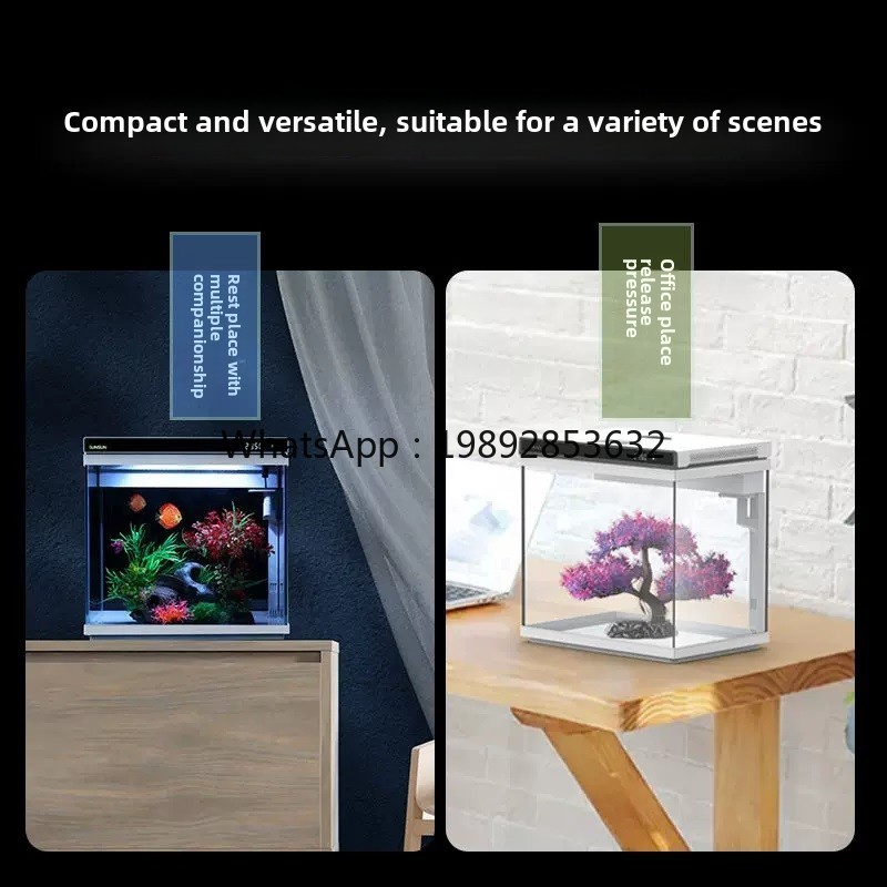 YGG  ultra-white glass small f - Aquarium Fish Without Oxygen 评论和价格