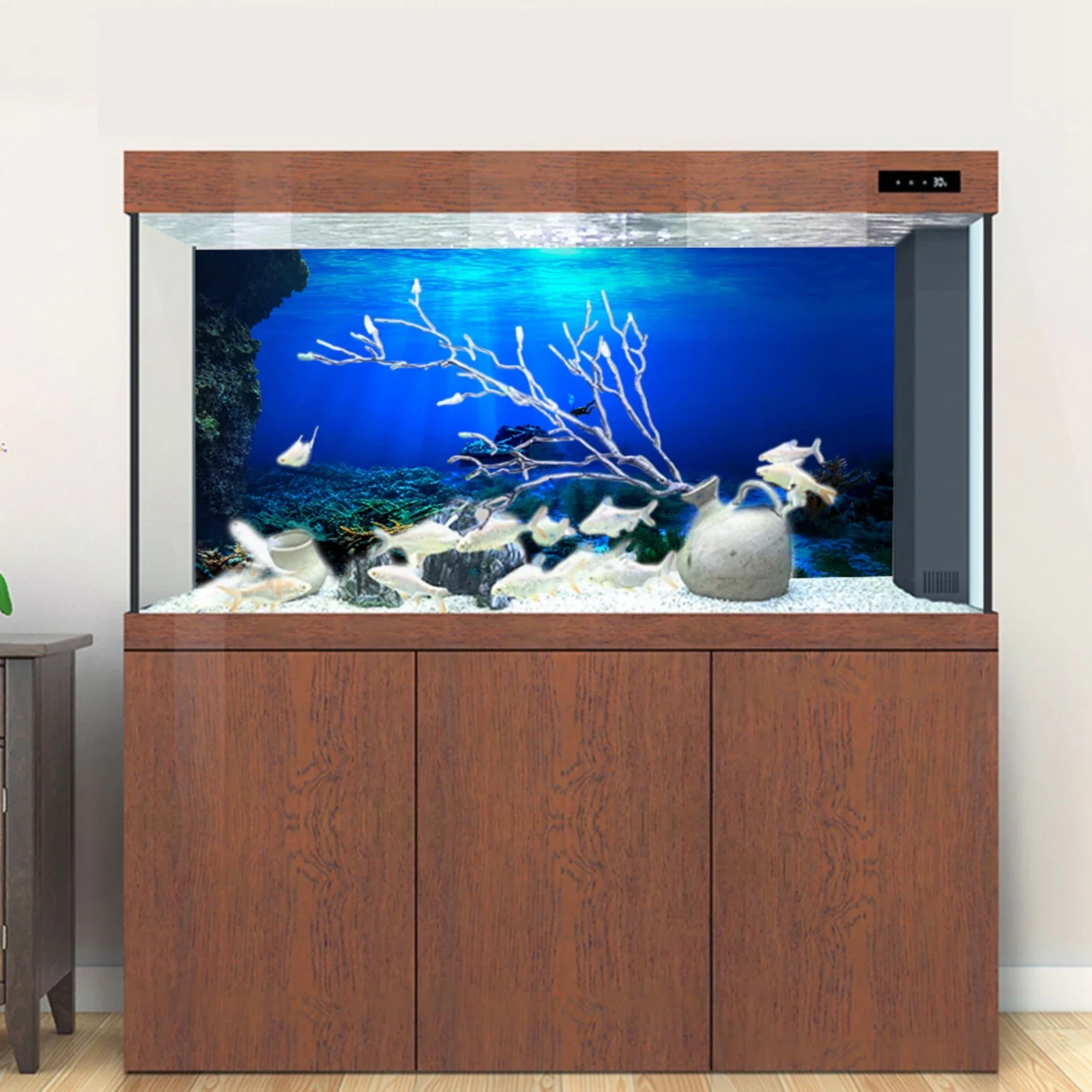 Rainforest Aquarium Background - Aquarium Fish World 评论和价格