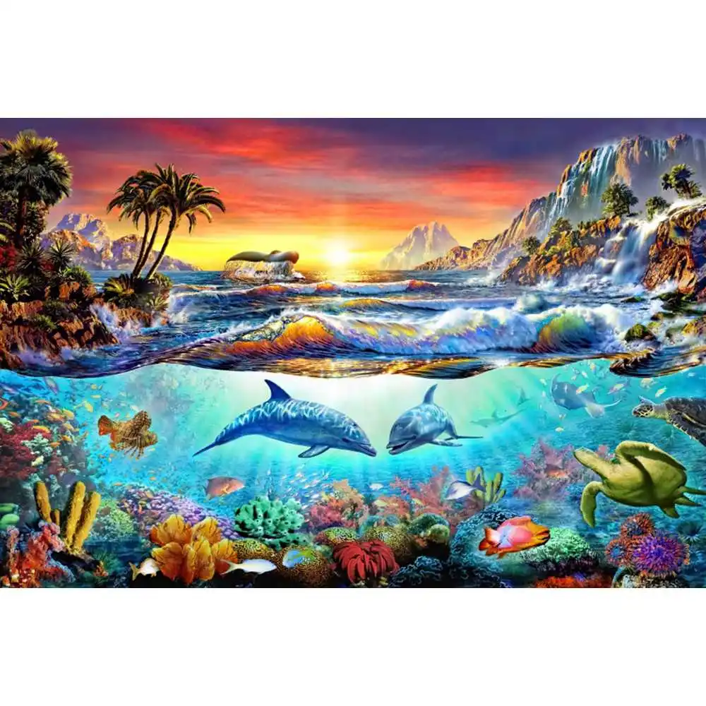 Underwater World Seabed Backdr - Aquarium Fish World 评论和价格