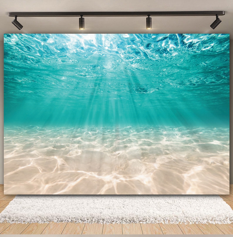 Underwater World Seabed Backdr - Aquarium Fish World 评论和价格