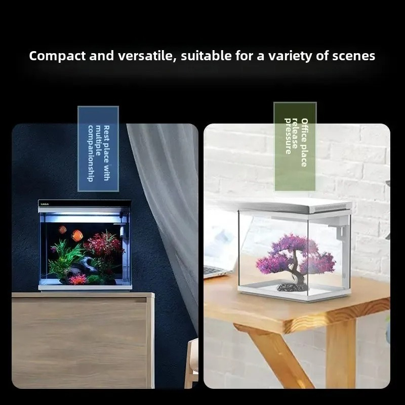 b7-  ultra-white glass small f - Aquarium Fish Without Oxygen 评论和价格