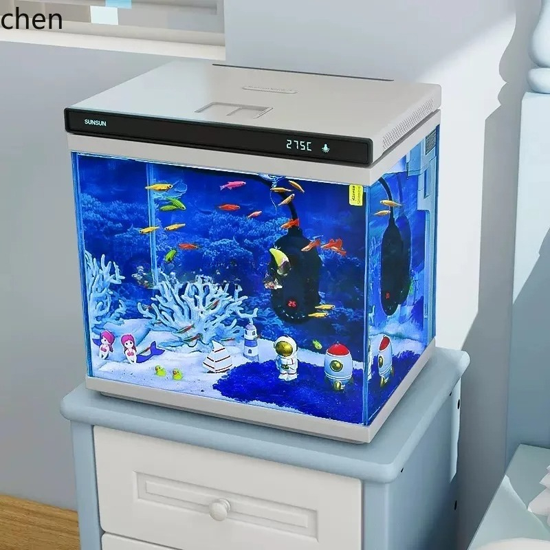 b7-  ultra-white glass small f - Aquarium Fish Without Oxygen 评论和价格