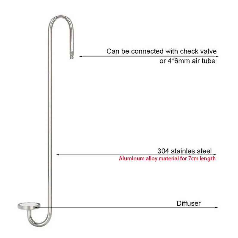 Stainless Steel CO2 Diffuser F - Aquarium Fish Discus 评论和价格
