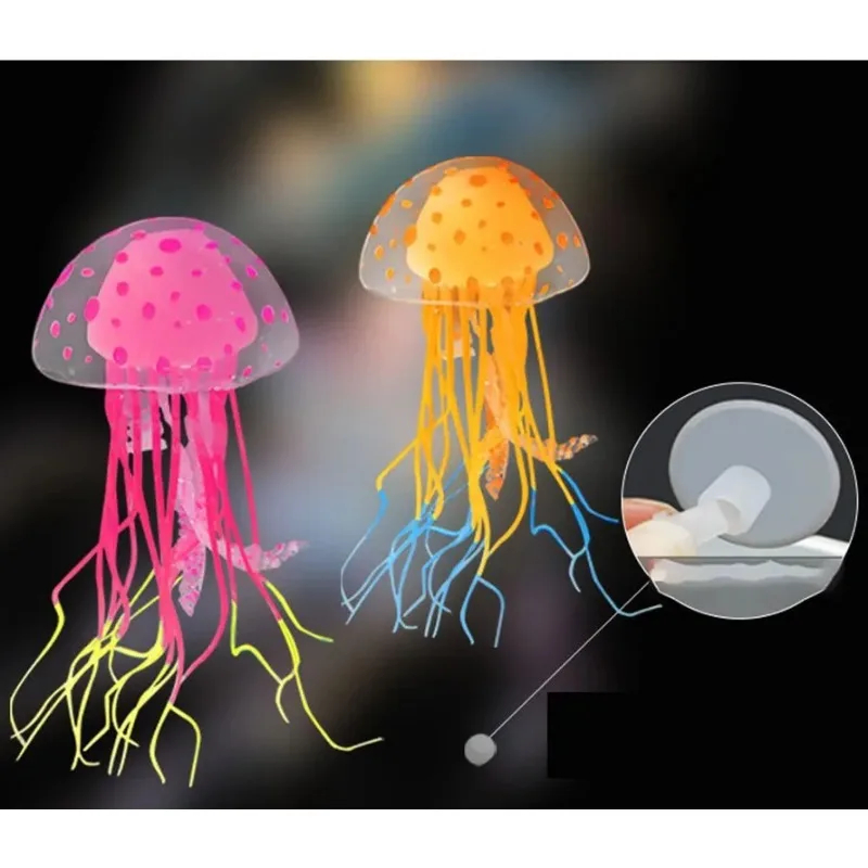 Artificial Swim Luminous Jelly - Aquarium Fish Discus 评论和价格