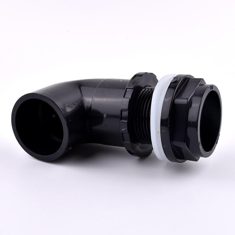 Black I.D 20~50mm PVC Pipe Aqu - Aquarium Fish Black 评论和价格