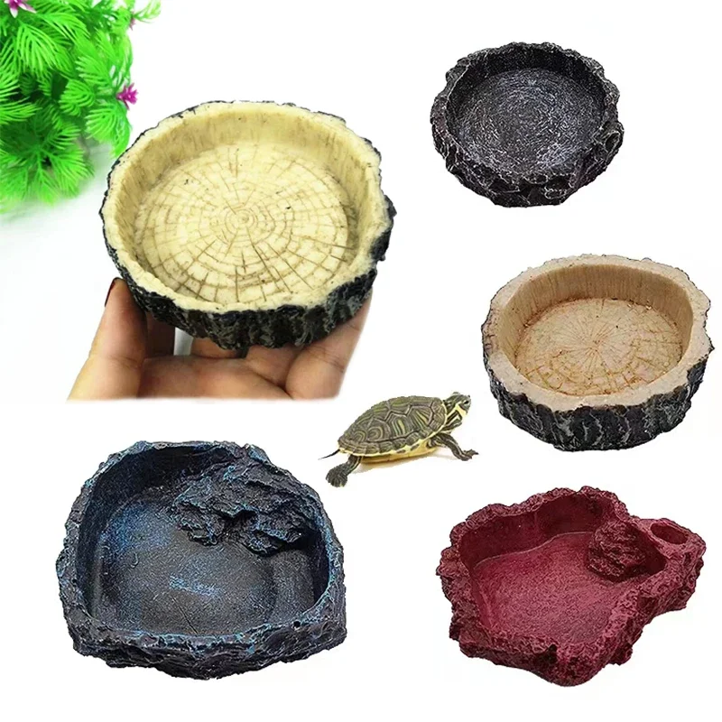 Pet Reptile Feeder Bowl Resin  - Aquarium Fish Price 评论和价格
