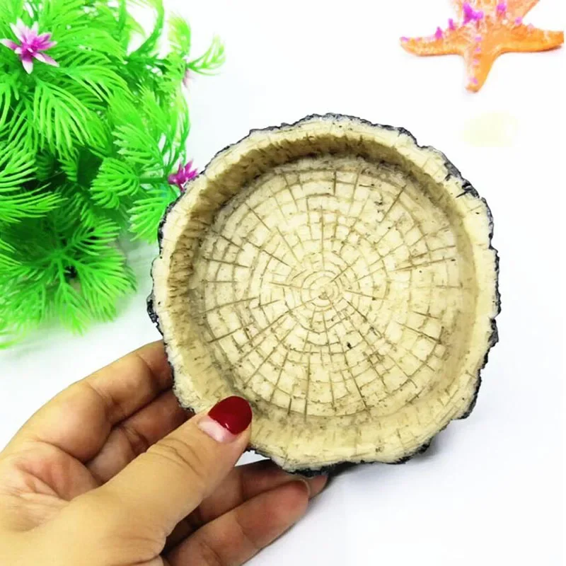 Pet Reptile Feeder Bowl Resin  - Aquarium Fish Price 评论和价格