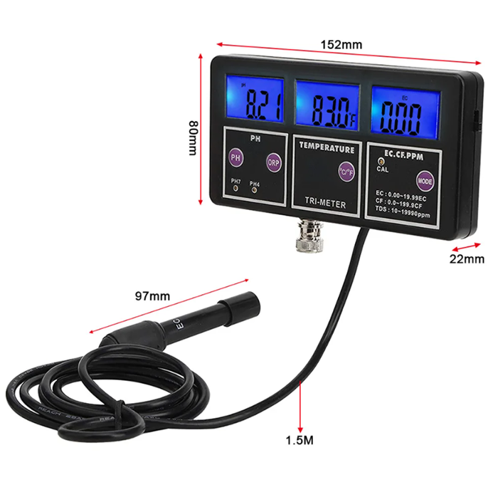 New 5 in 1 PH/ORP/TDS/EC/TEMP  - Aquarium Fish Online 评论和价格