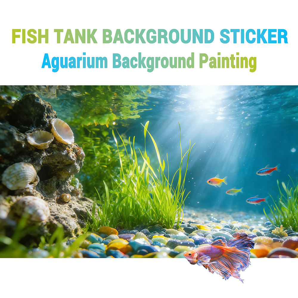 Shell Reefs, Seaweeds, Fish Ta - Aquarium Fish Background 评论和价格
