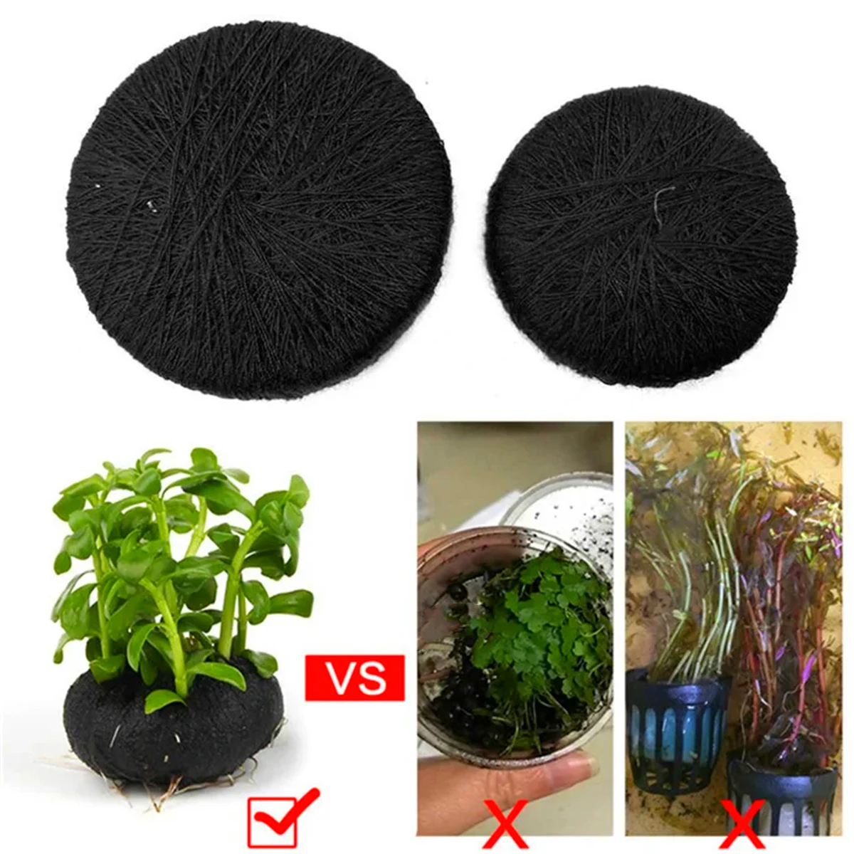 5Pcs Black Fish Tank Water Gra - Aquarium Fish Black 评论和价格